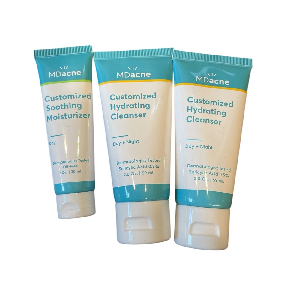 MDacne Cleanser and Moisturizer Set